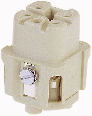 Insert with female contacts HAN A, size 4A