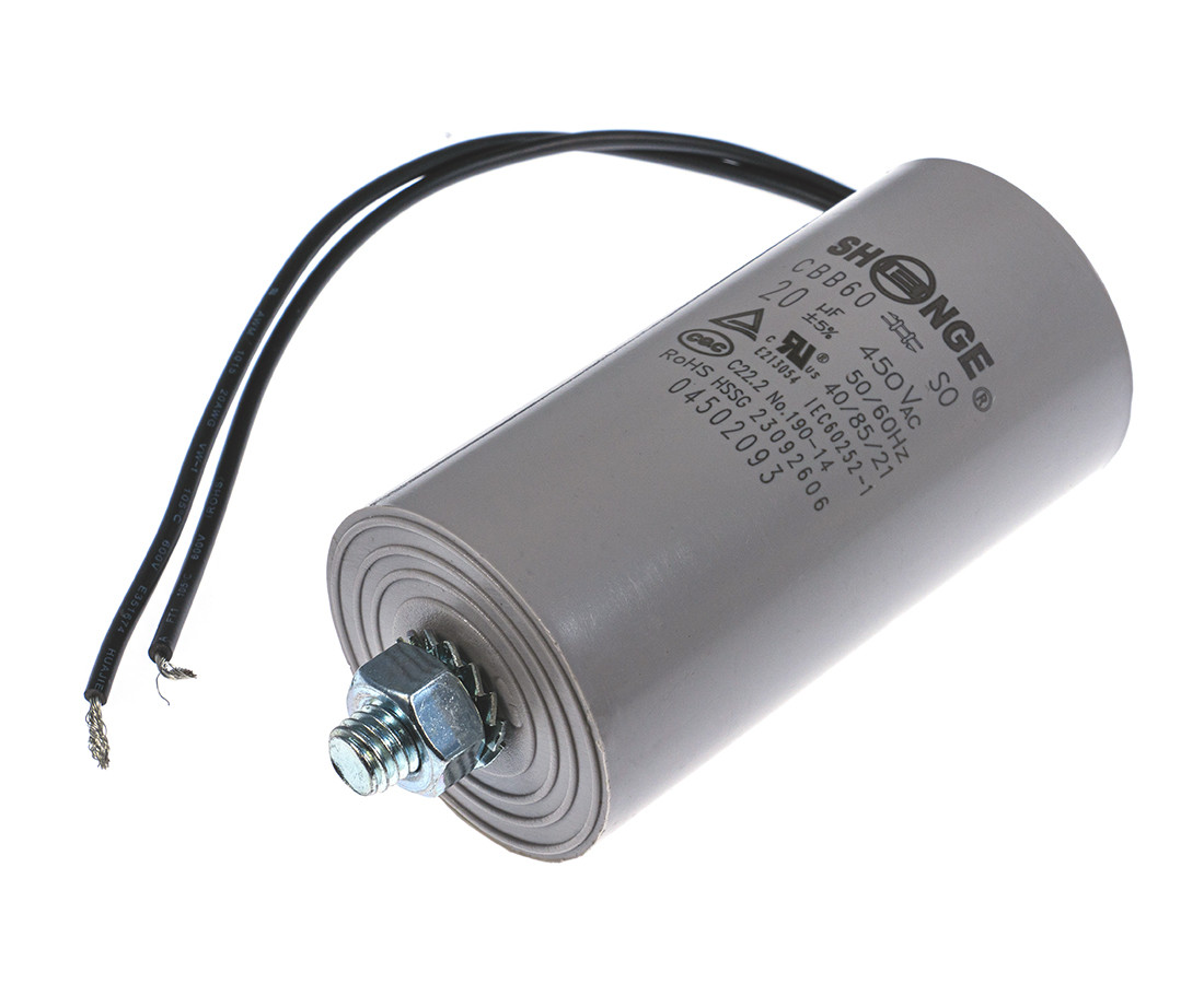 CBB60 40*78M8 UL1015 20uF/450VAC SHENGE Motor starting capacitor