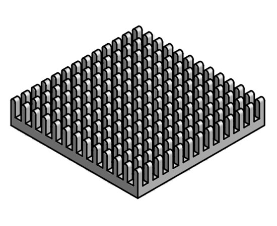 ICK PGA 17x17x8 Fischer Heatsink