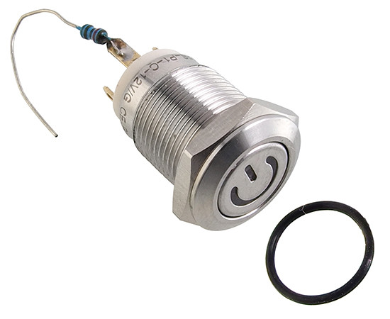 Vandal proof push button switch; W12F11EG12/S power