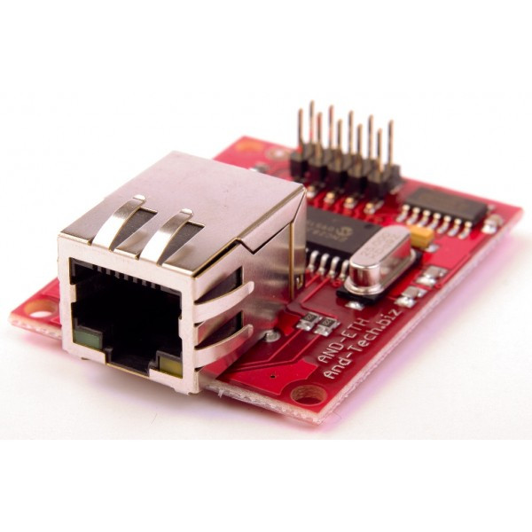 Moduł Ethernet AND-ETH v2 do procesorów AVR i PIC