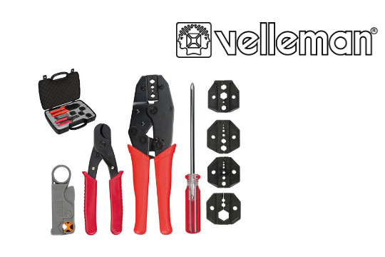 Velleman VTHH6 Circuit Board Clamping Kit Multi-Colour 