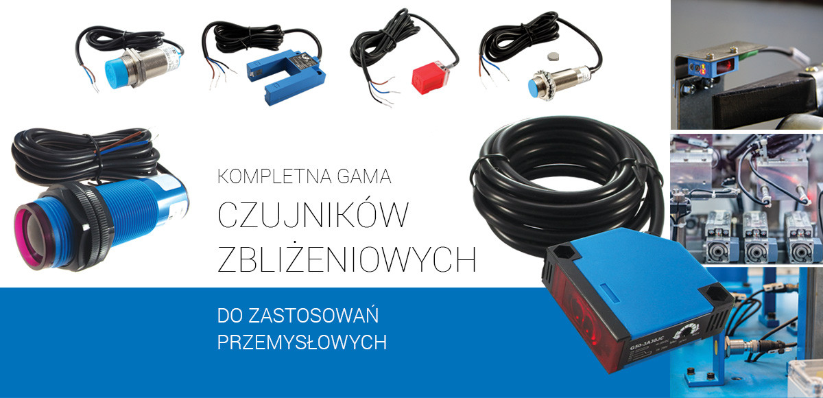 Kompletna gama czujników zbliżeniowych dla producentów maszyn i automatyki przemysłowej