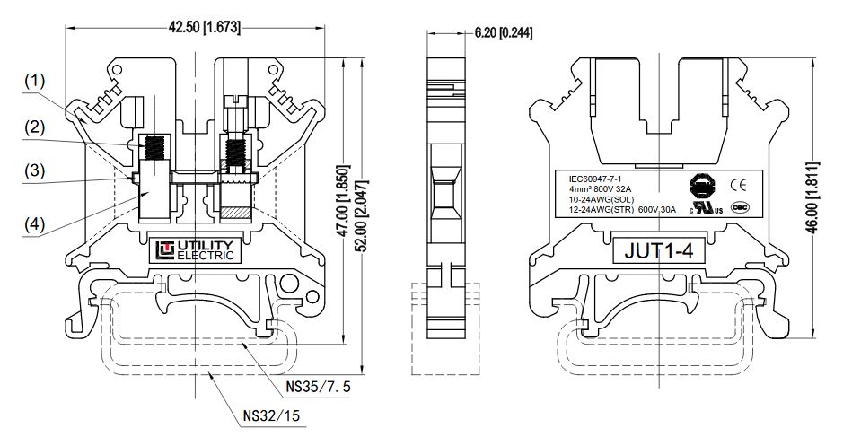 sourcing map 10 Stk DIP Miniaturzylinder Slow Blow Mikro Sperrt t0,5A 0,5A 0,5A 250V rot de 